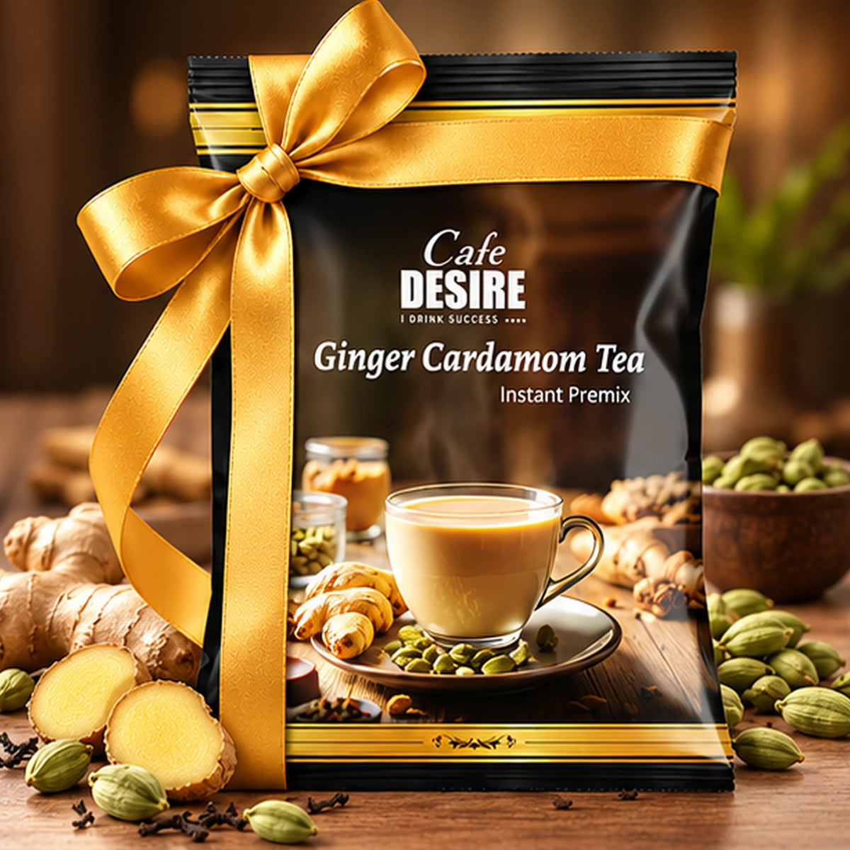 Ginger cardamom tea (1 Kg) - Gift