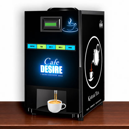 Quadra Option LED Fully Automatic Tea & Coffee Vending Machine