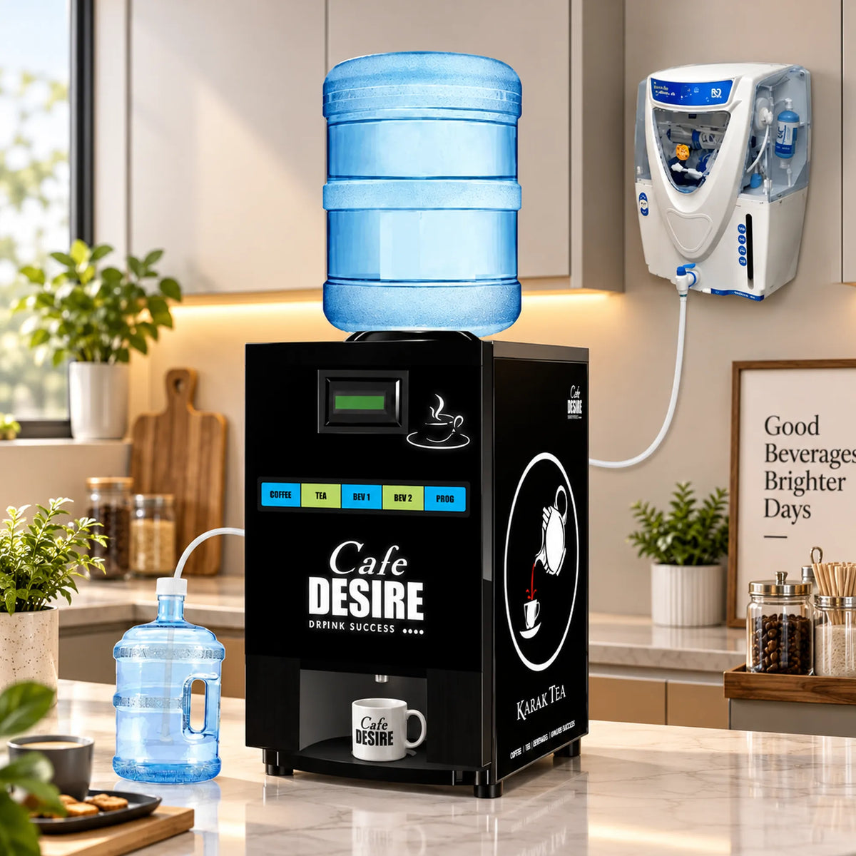 Quadra Option LED Vending Machine - Multi Inlet