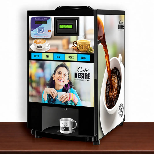Quadra Option QR Fully Automatic Tea & Coffee Vending Machine