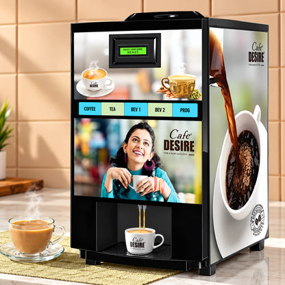 Quadra Option Vending Machine - Multi Inlet