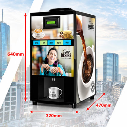 Quadra Option Vending Machine - Multi Inlet
