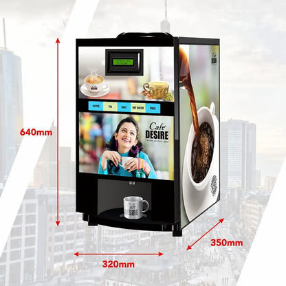 Double Option Tea & Coffee Vending Machine for Offices